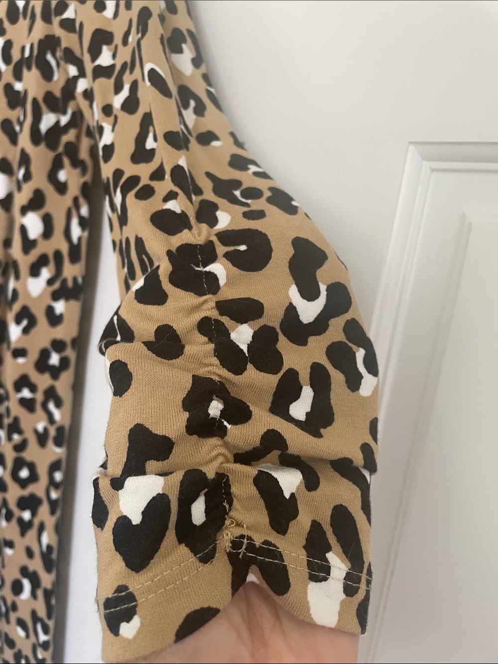 Kim Rogers Camel, Black & White Leopard-Print Tunic - Picture 3 of 4